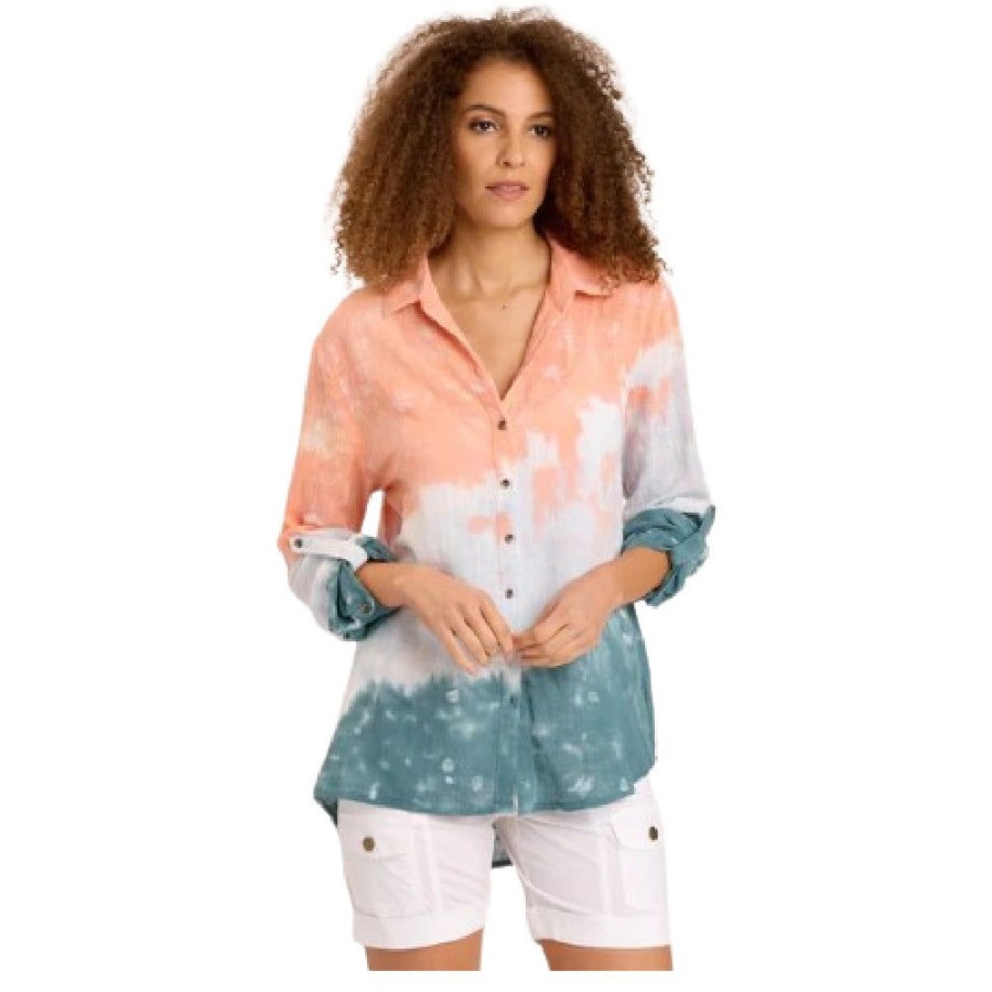 Clothing XCVI | Porter Blouse Riverine Wash Sundown