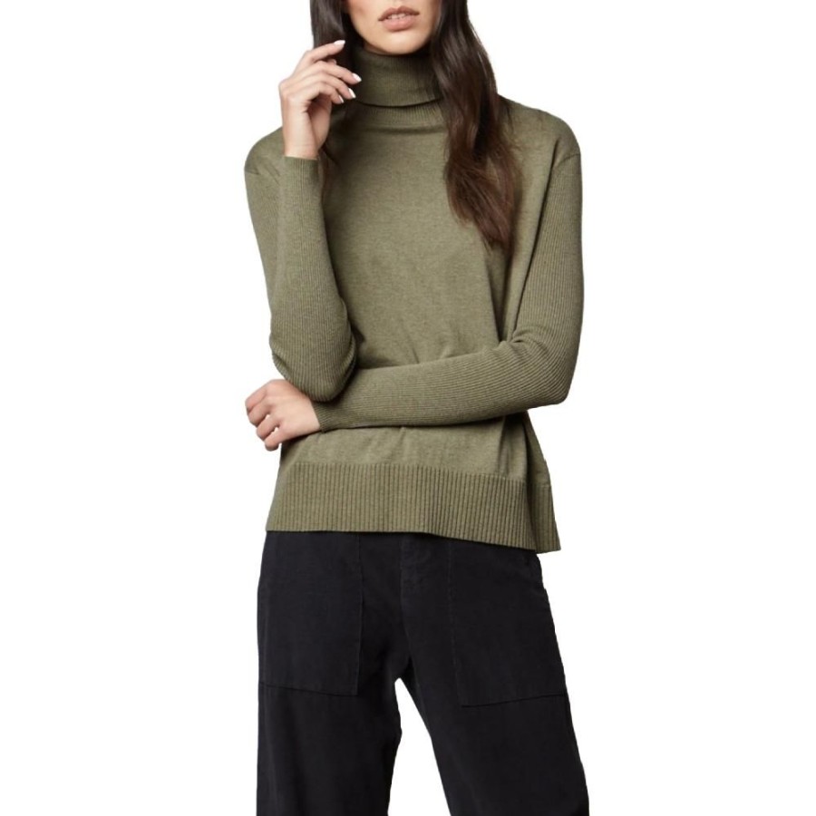 Clothing VELVET BY GRAHAM & SPENCER | Sally Olive Sweater